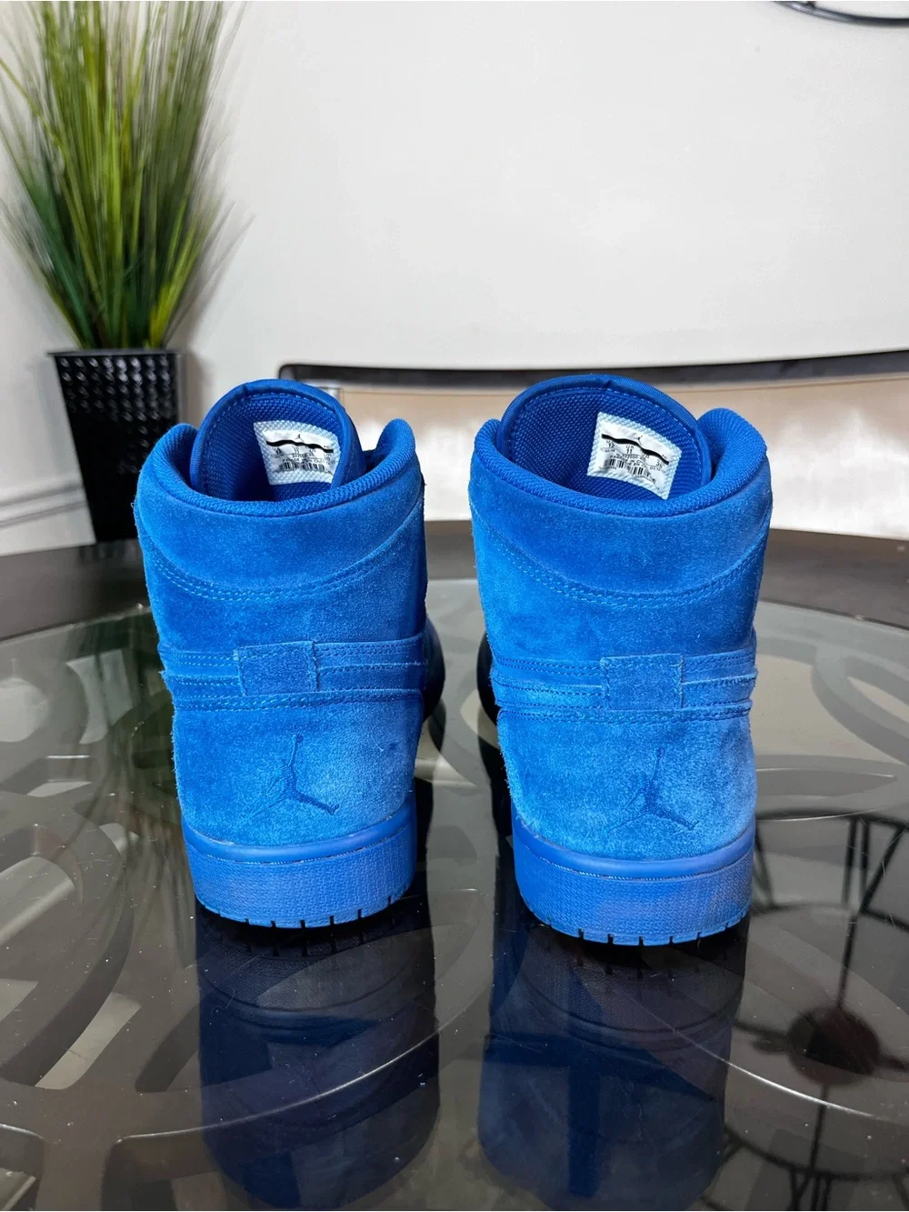 Nike Air Jordan 1 Retro High Blue Suede Size 12